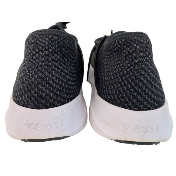Vessi Everyday Womens Sneakers Size 7 Black  White Knit Lightweight Waterproof - Picture 8 of 9